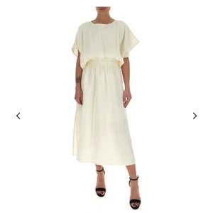 Tory Burch Drop Waist Linen Dress